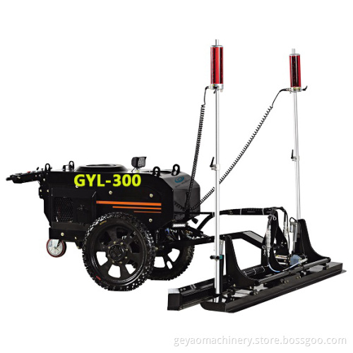 concrete pavement laser screed with trimble
